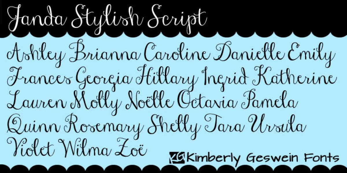 Janda Stylish Script Font