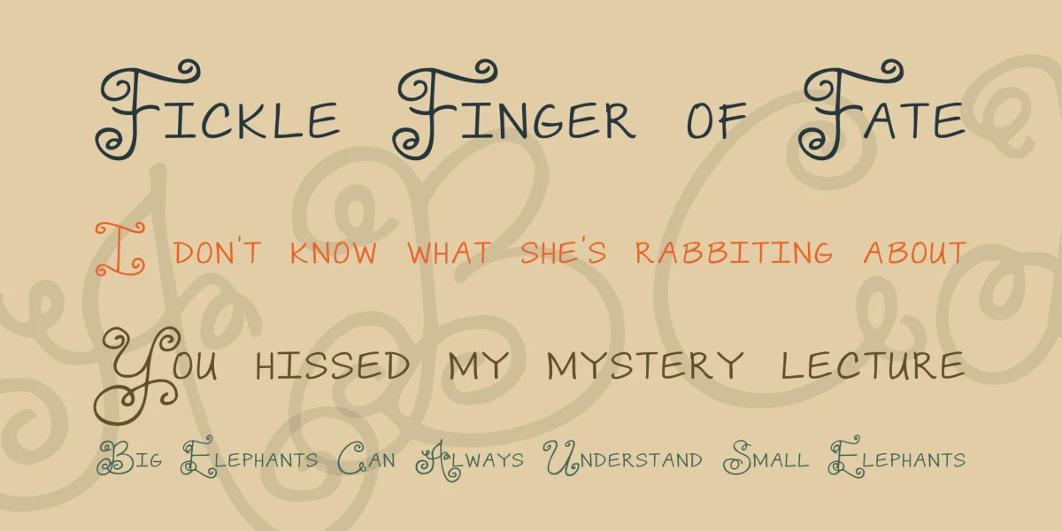 Janda Swirlygirl Font preview 2