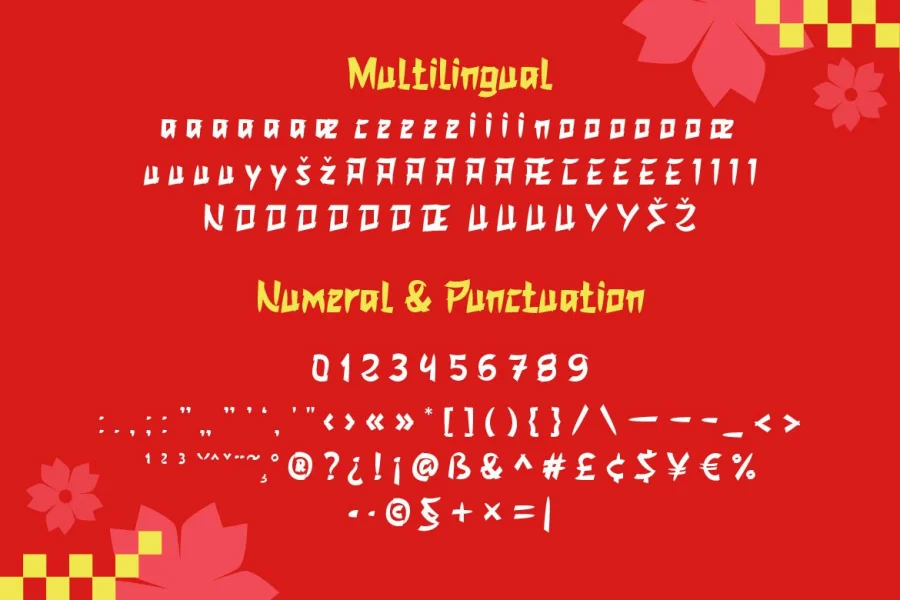 JANSINA Font preview 4