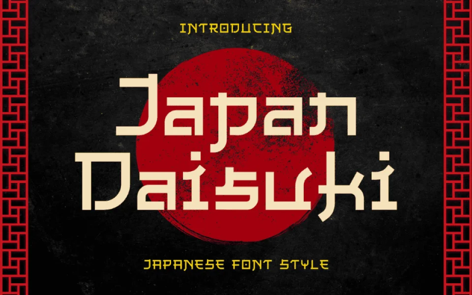 Japan Daisuki Font