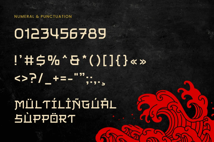 Japan Daisuki Font preview 12
