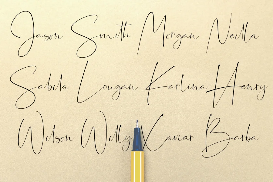 Jasmine Font preview 9