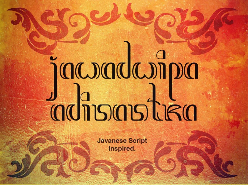 Jawadwipa Adisastra Font