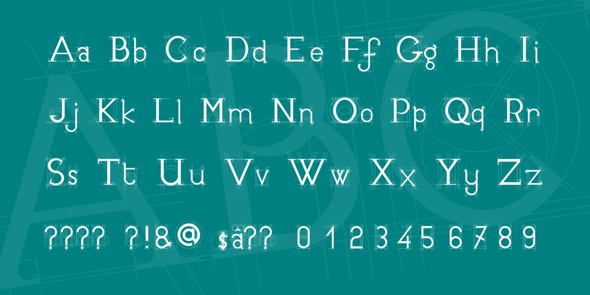 JBEtude Font preview 3