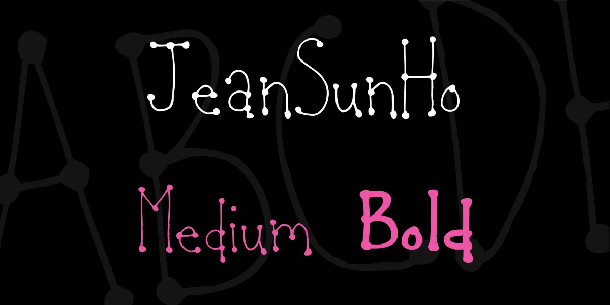 JeanSunHo Font Family