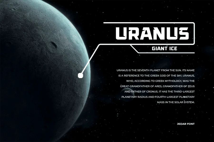 Jedar Font preview 13