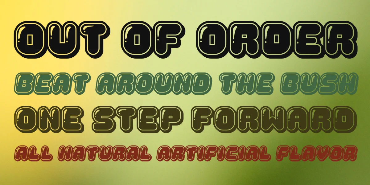 Jellies Font Family preview 5