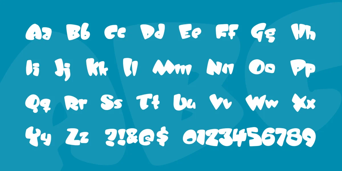 JellyBelly Font preview 2