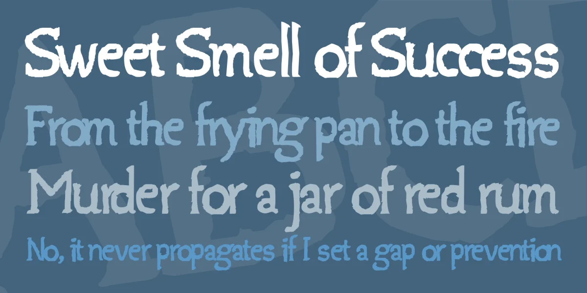 Jempolfreak Font preview 2