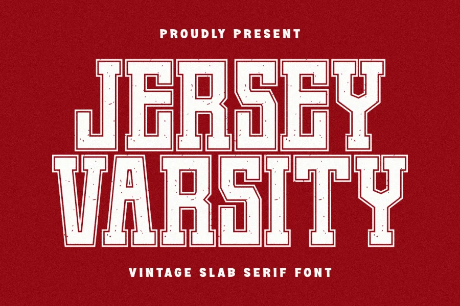 Jersey Varsity Font