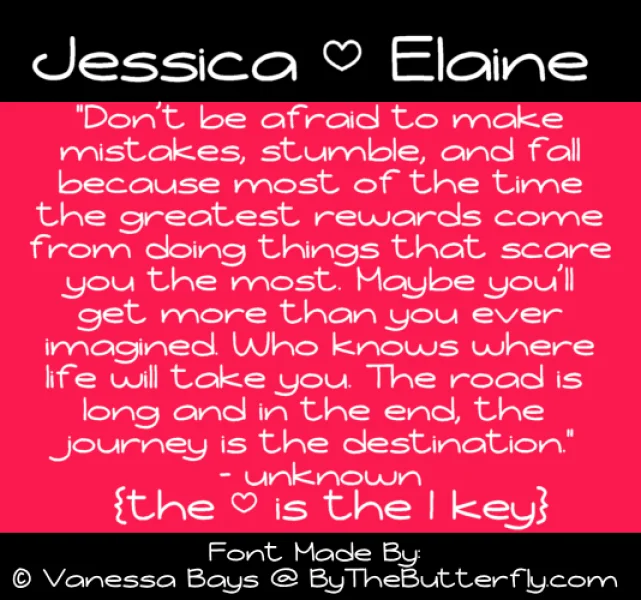 Jessica Elaine Font Family
