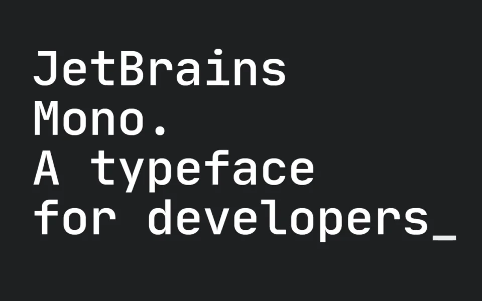 JetBrains Mono Font Family