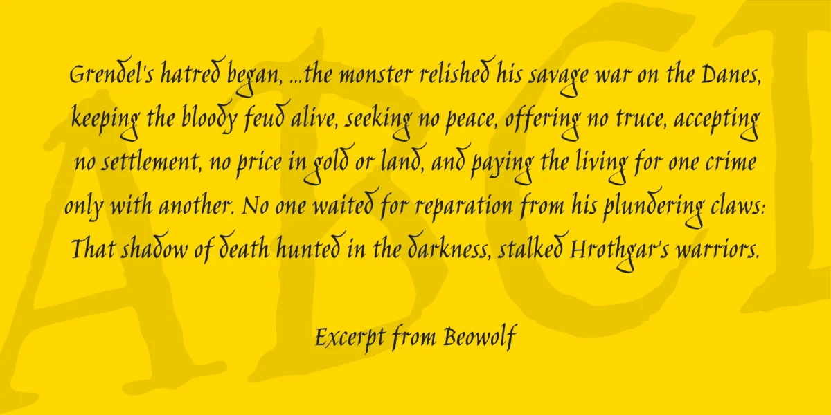 Jim Nightshade Font preview 3