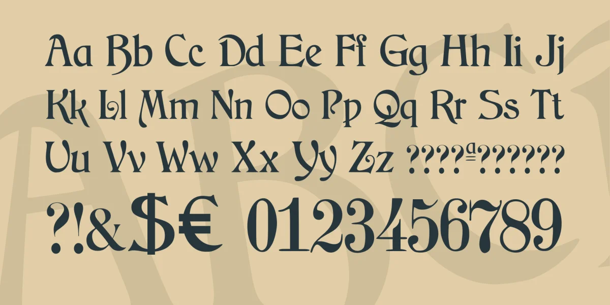 JMH Arkham Font preview 5