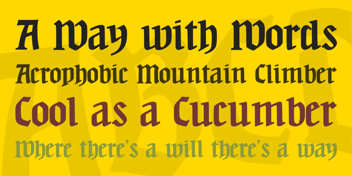 JMH Beda Font preview 2
