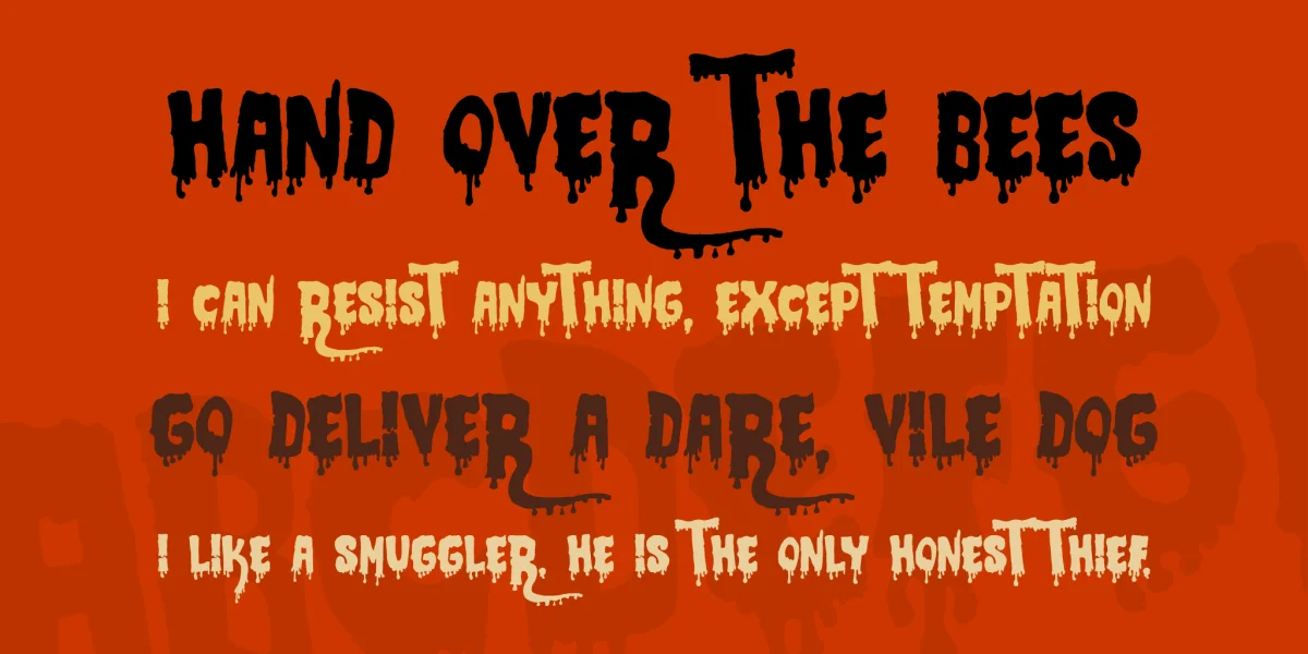 JMH CRYPT Font preview 3