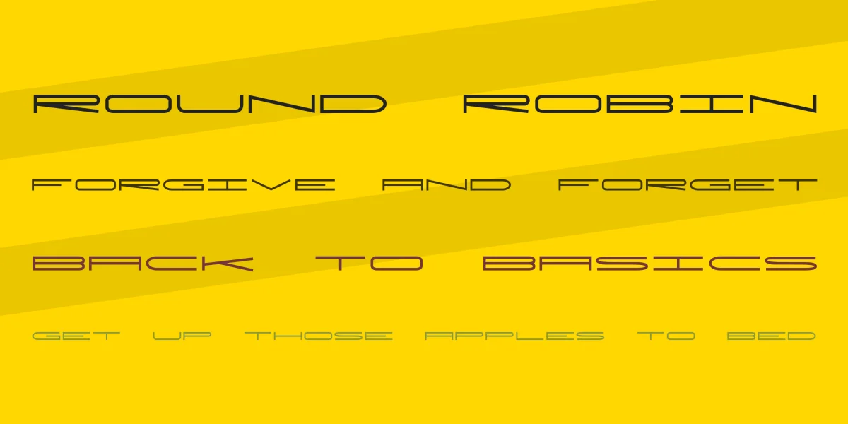 JMH Extra Wide Font preview 3