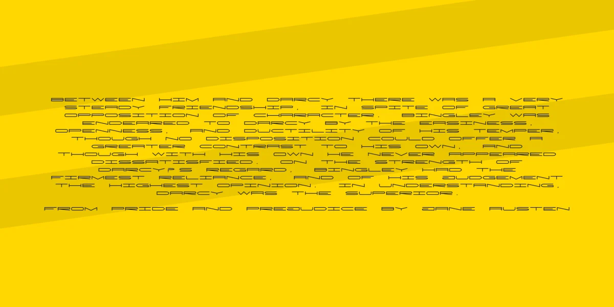 JMH Extra Wide Font preview 4