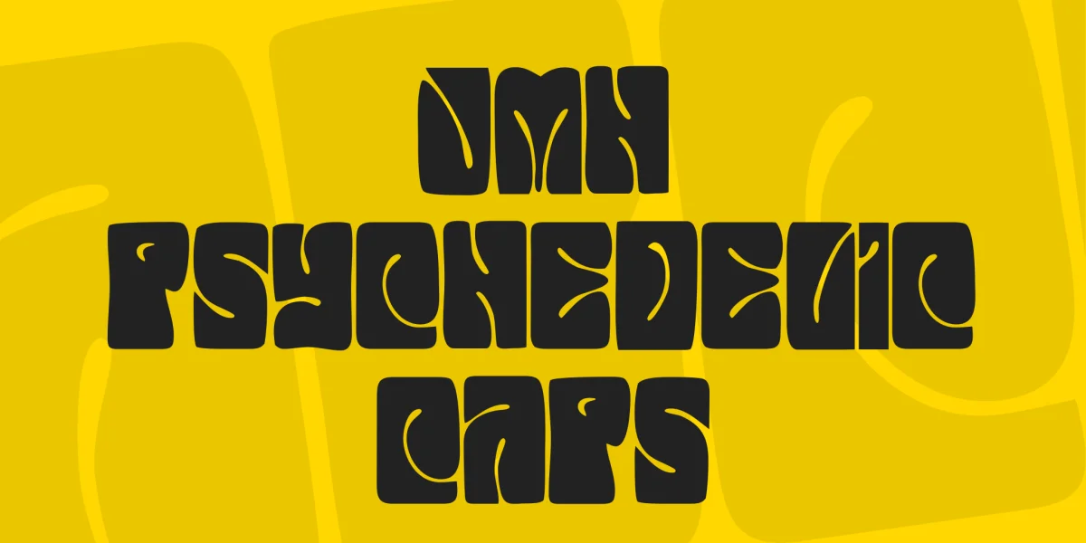 JMH Psychedelic CAPS Font