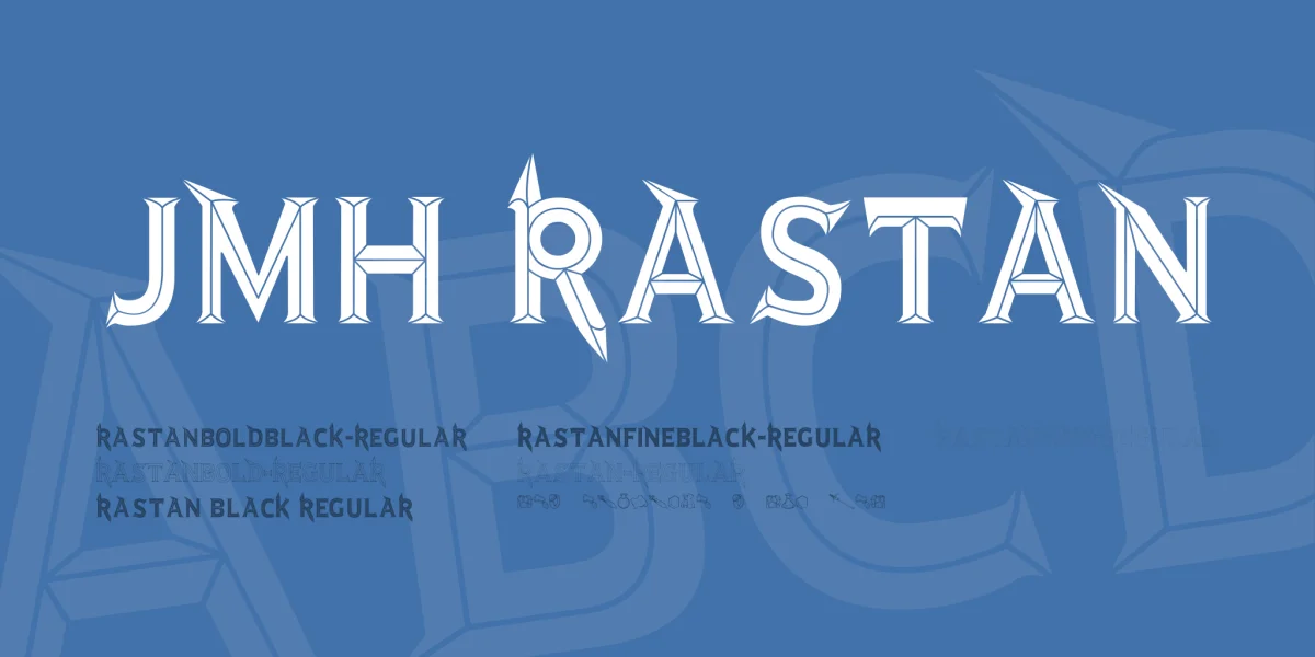 JMH Rastan Font Family