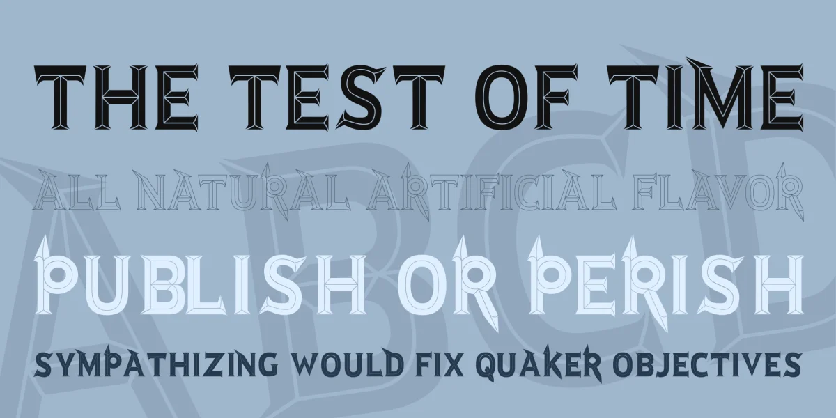 JMH Rastan Font Family preview 2