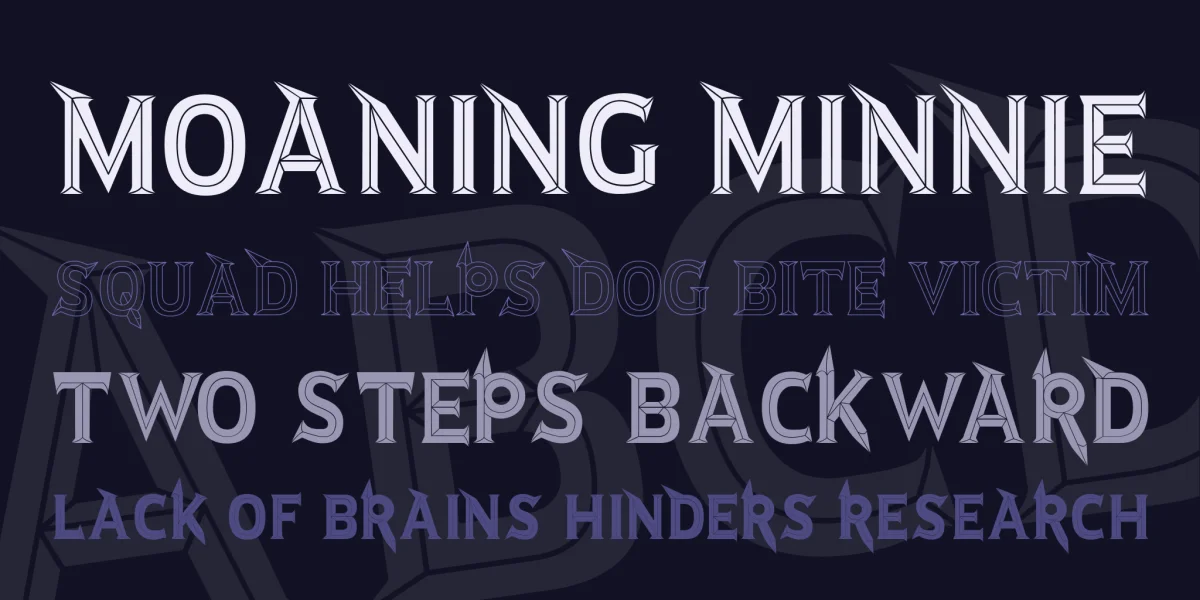 JMH Rastan Font Family preview 4