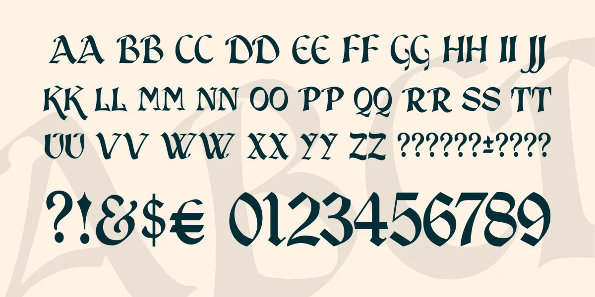 JMH Sindbad Font preview 5