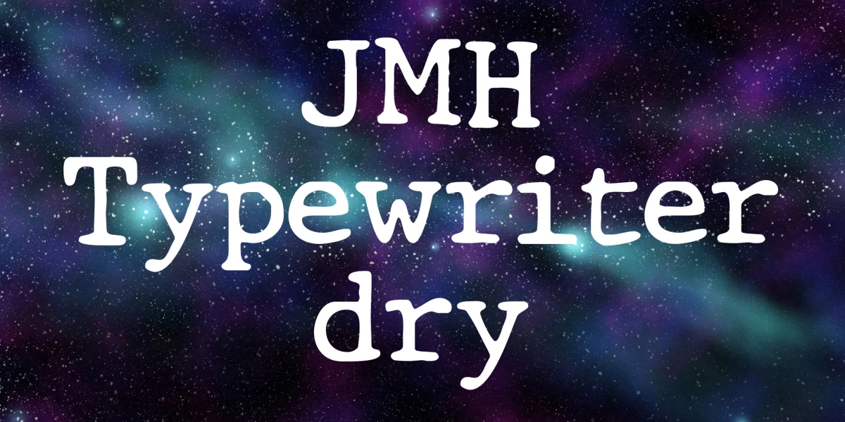 JMH Typewriter dry Font Family