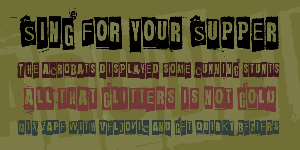 Jockey Full Of Bourbon Font preview 2
