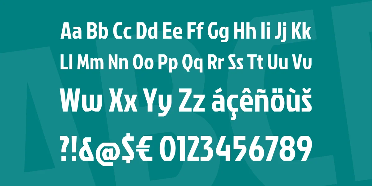Jockey One Font preview 4