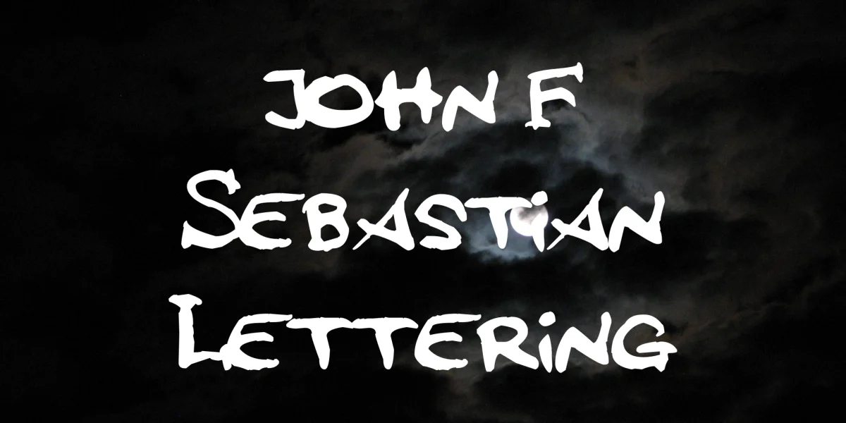 john F Sebastian Lettering Font