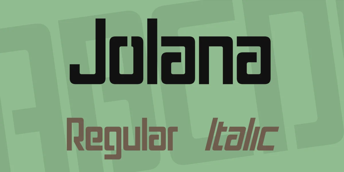 Jolana Font Family preview 2