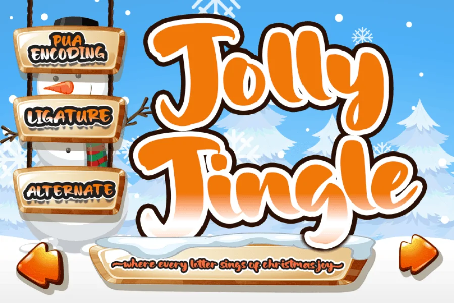 Jolly Jingle-Personal use Font