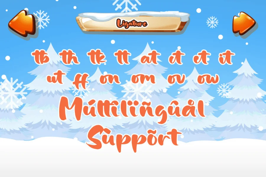 Jolly Jingle-Personal use Font preview 9