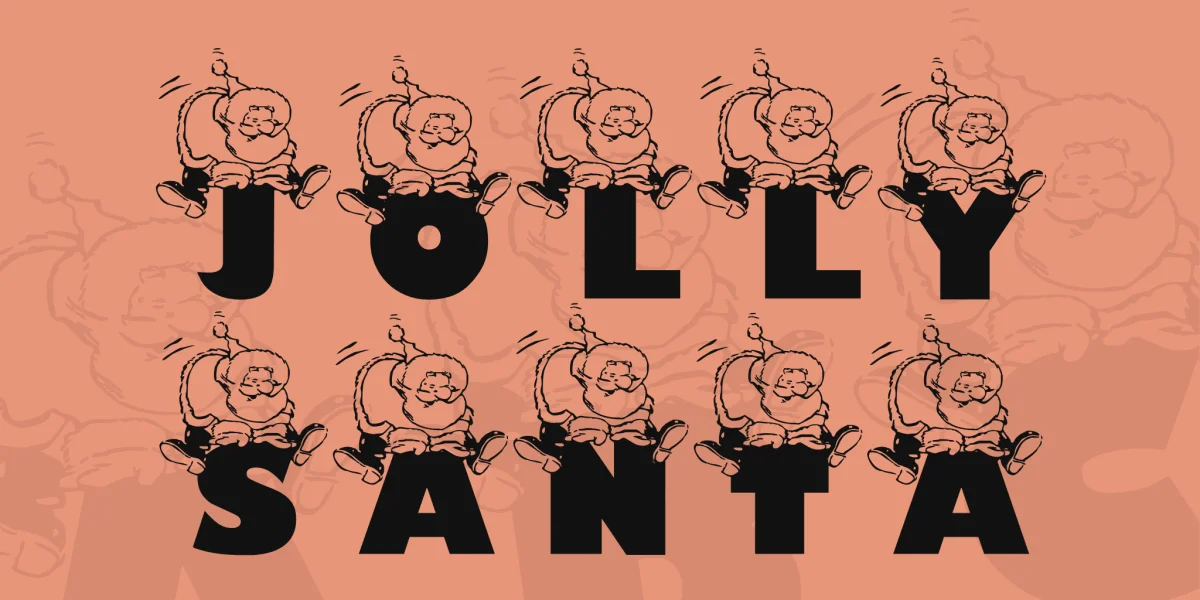 Jolly Santa Font preview 2