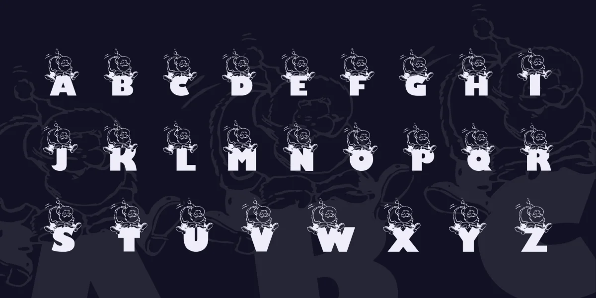 Jolly Santa Font preview 3