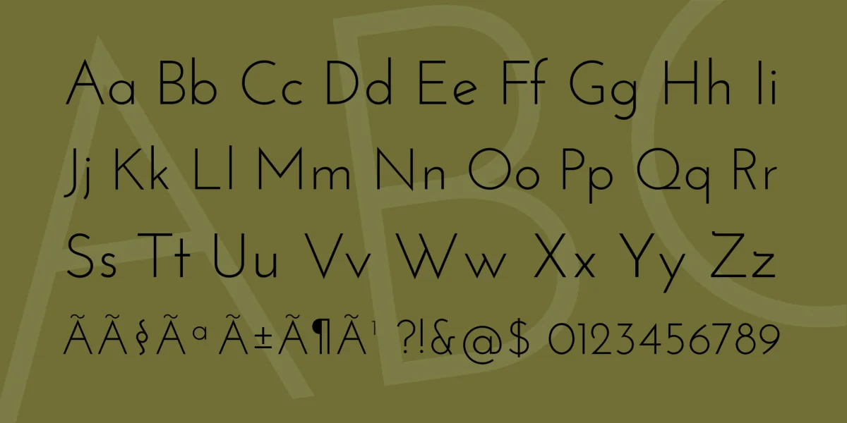 Josefin Sans Font Family preview 4