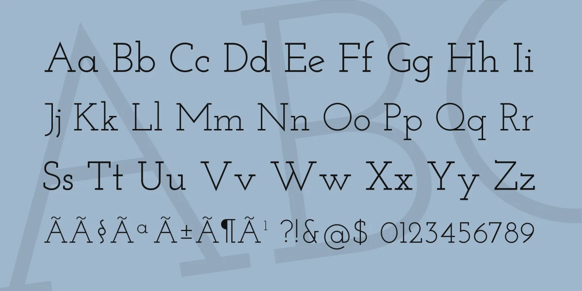 Josefin Slab Font Family preview 4