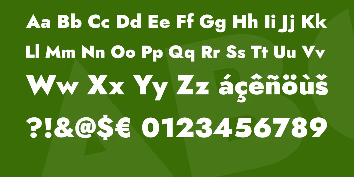 Jost* Font Family preview 4