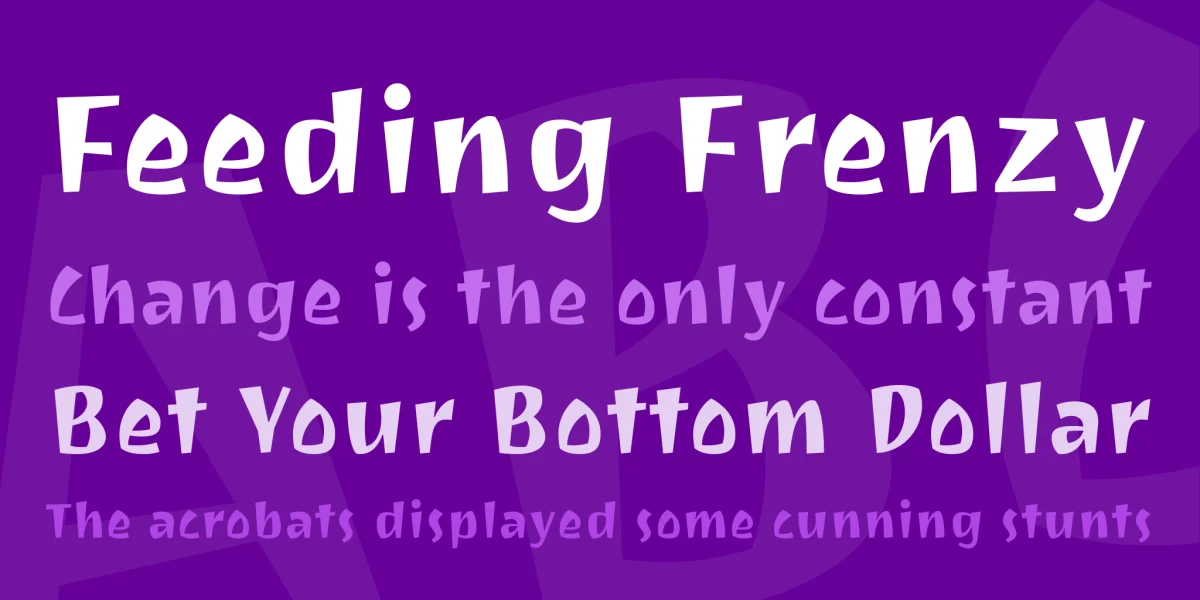 Joti One Font preview 3