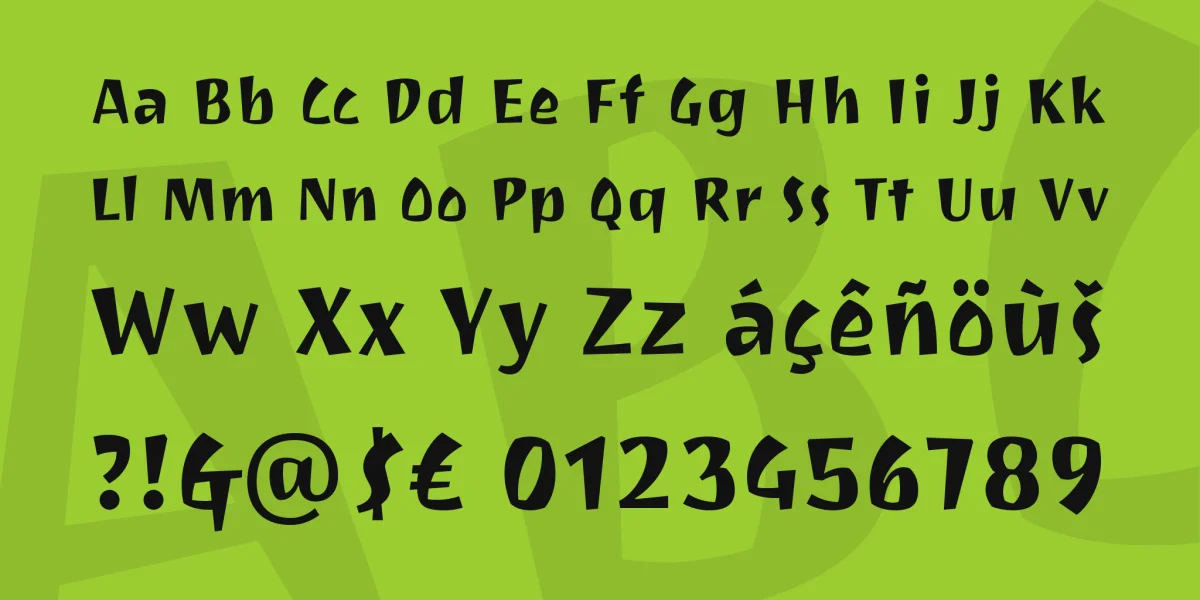 Joti One Font preview 5