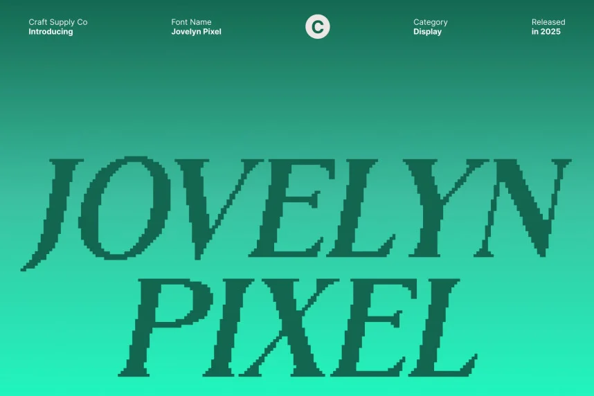 Jovelyn Pixel Font