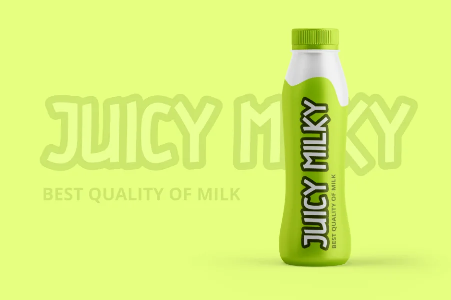 JUICY MILKY Font preview 3