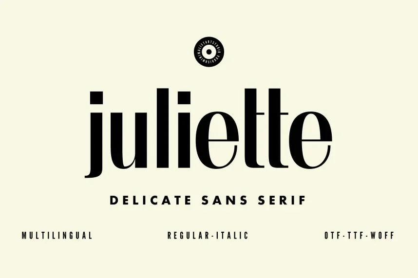 Juliette Sans Serif Font preview 2