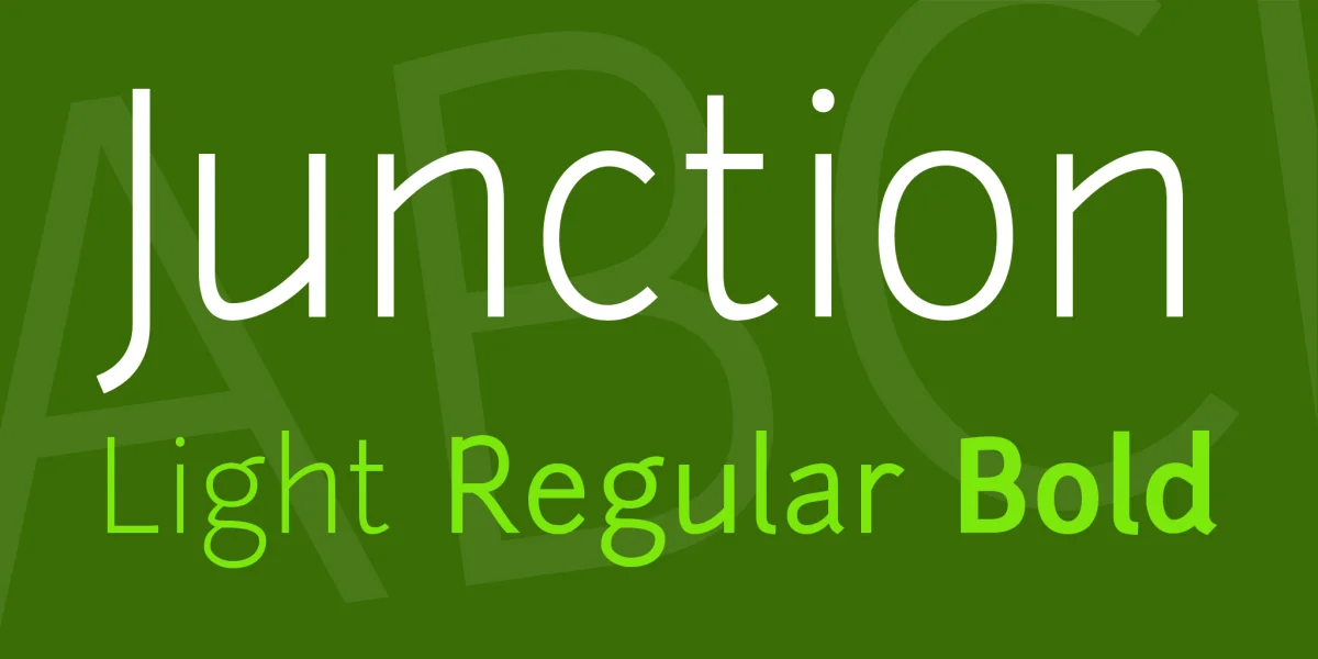 Junction Font Family
