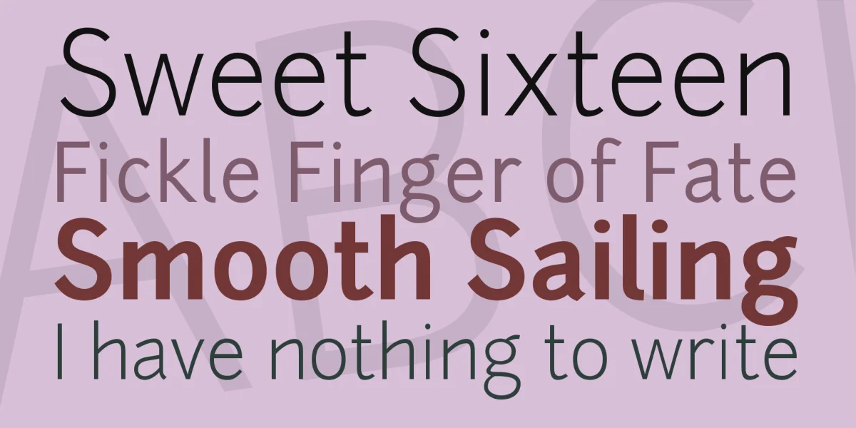 Junction Font Family preview 2