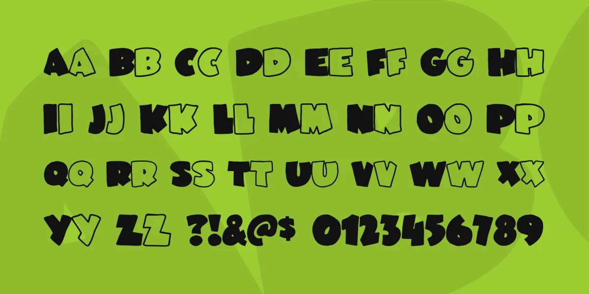 JuneBug Font preview 2
