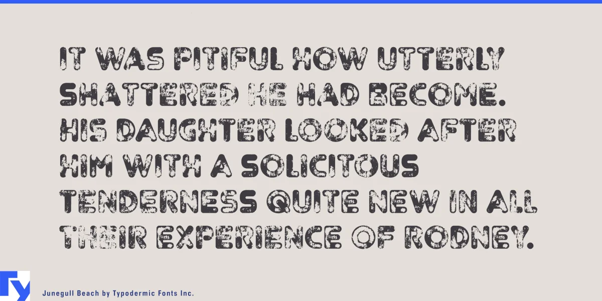 Junegull Font preview 6