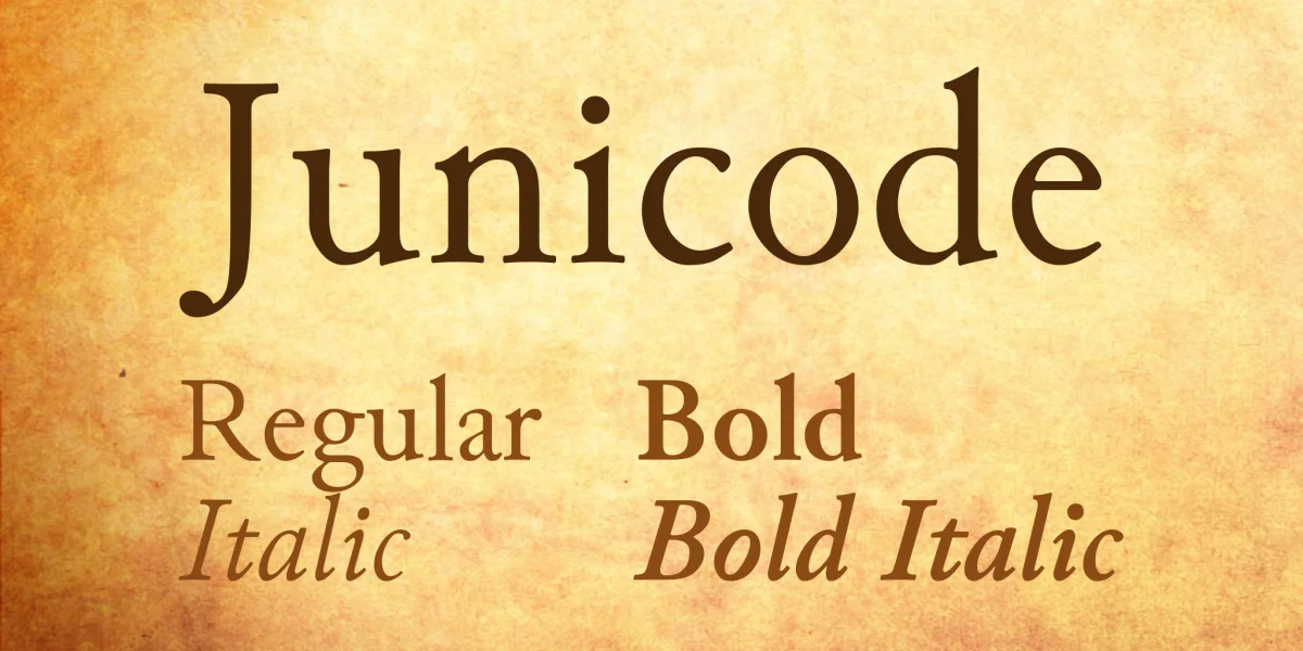 Junicode Font Family