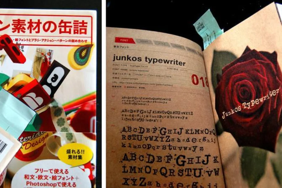junko's typewriter Font preview 8